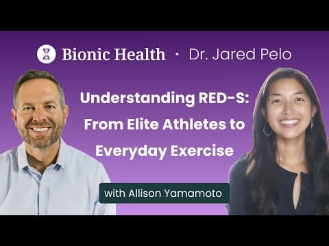 Medicine 3.0-Bionic Health Podcast| Allison Yamamoto| Understanding RED-S