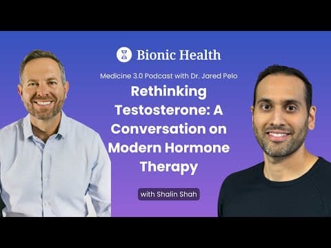 Rethinking Testosterone: A Conversation with Shalin Shah on Modern Hormone Therapy
